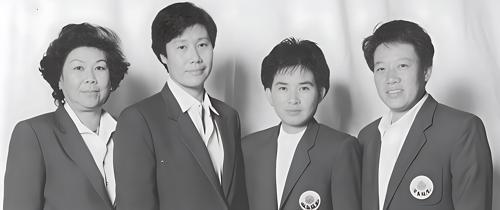 Captain Jeanette Sim, Kee Bee Khim, Serene Poh, Elaine Tan